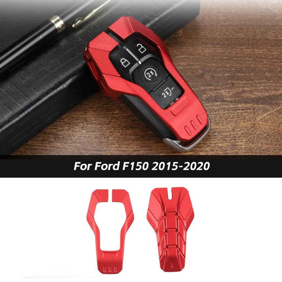 For 2015-2017 Ford F150 Aluminum Alloy Key Fob Cover Skin Case Protector