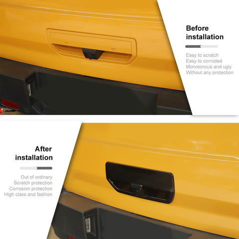 Rear Trunk Tailgate Door Handle Cover Trim for Ford Bronco Sport 2021+ Accessories｜CheroCar