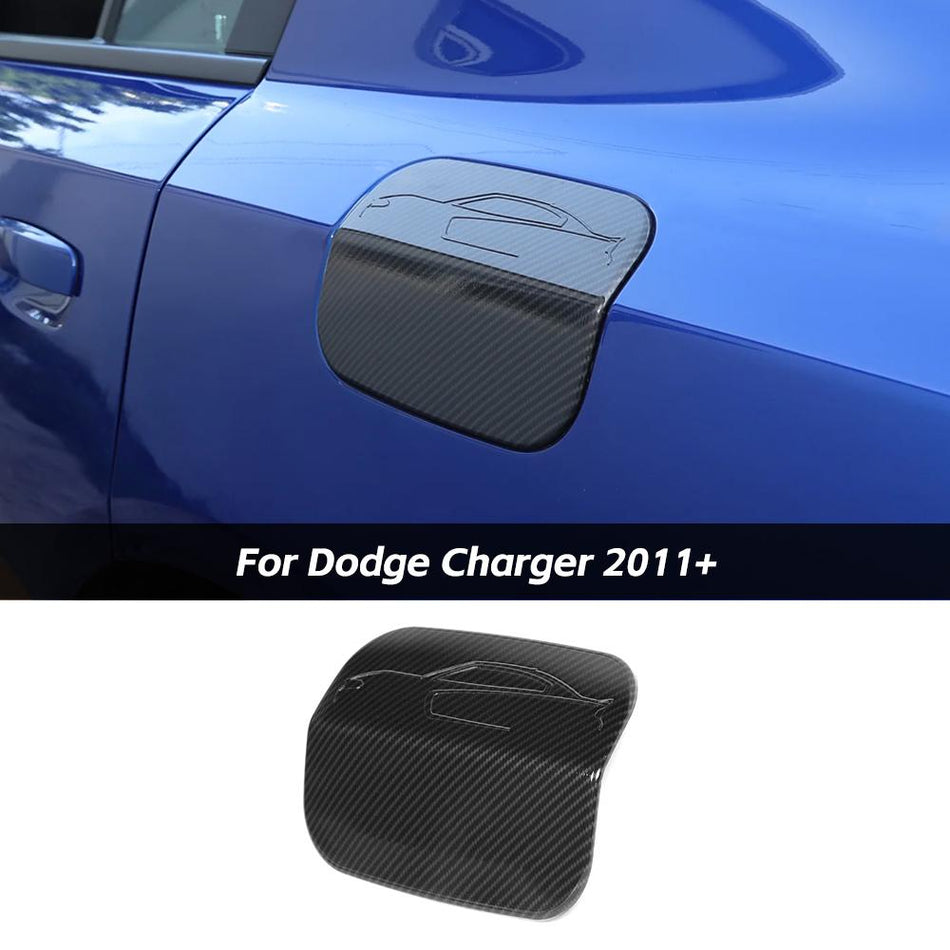 For 2011+ Dodge Charger Door Fuel Tank Gas Cap Decor Cover Trim