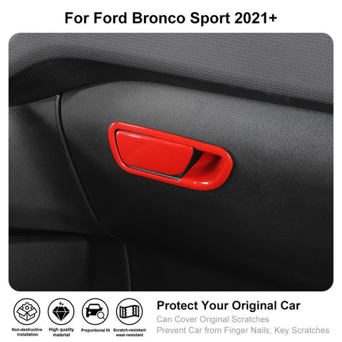 Co-pilot Passenger Storage Box Switch Cover Trim For Ford Bronco Sport 2021+ Accessories | CheroCar