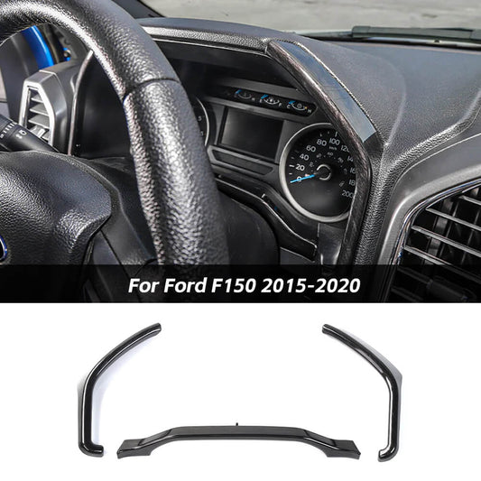 For 2015-2020 Ford F150 Dashboard Instrument Box Cover Trim Strip