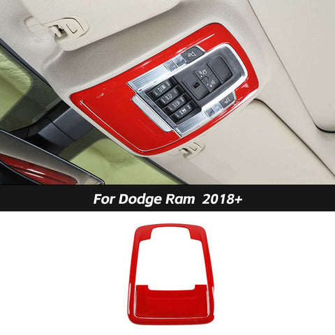 Roof Reading Light Lamp Decor Cover Trim For Dodge Ram 2018+ Accessories | CheroCar