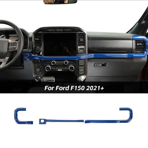 Center Console Dash Decor Strips Trim For Ford F150 2021+｜CheroCar