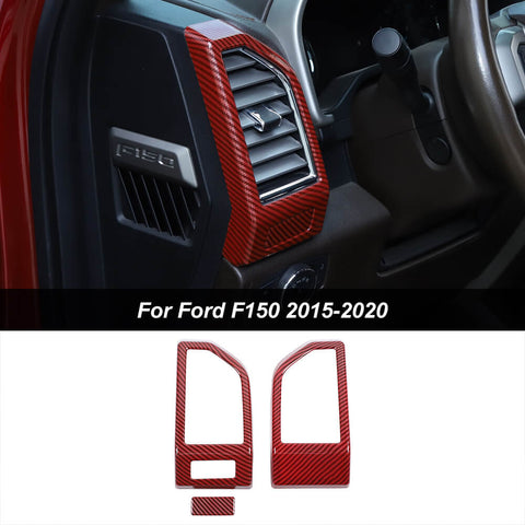 Dashboard Side Outlet Air Vent Cover Trim For Ford F150 2015-2020｜CheroCar