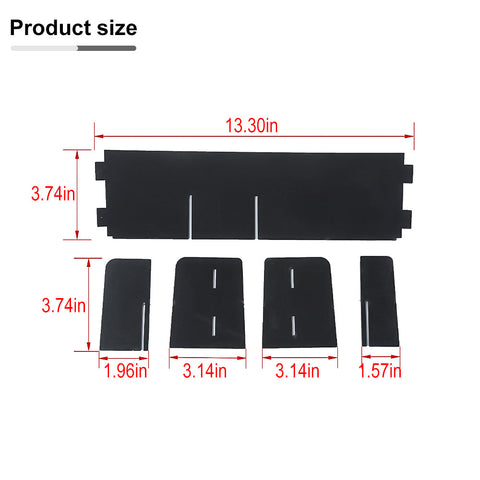 Co-Pilot Storage Insert Divider Panel Trim For Ford F150 2021+｜CheroCar