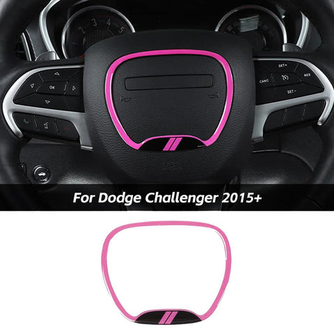 Steering Wheel Center Trim Ring for Dodge Challenger & Charger 2015+ & Durango 2014+｜CheroCar