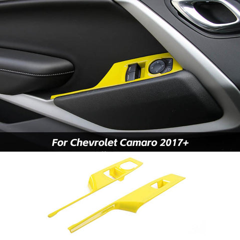 Window Lift Switch Button Panel Cover Trim For Chevrolet Camaro 2017+｜CheroCar