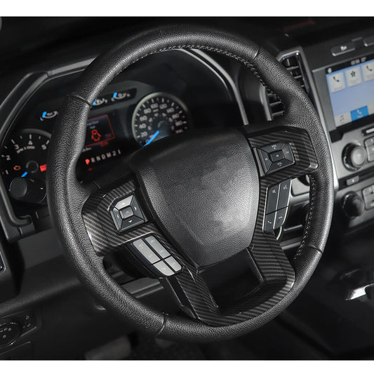 For 2015-2020 Ford F150 Steering Wheel Cover Trim