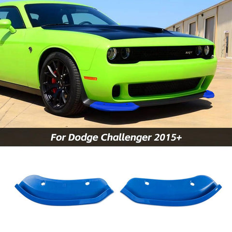 Front Splitter Bumper Lip Protector Cover Trim for Dodge Challenger SRT Hellcat 2015+｜CheroCar