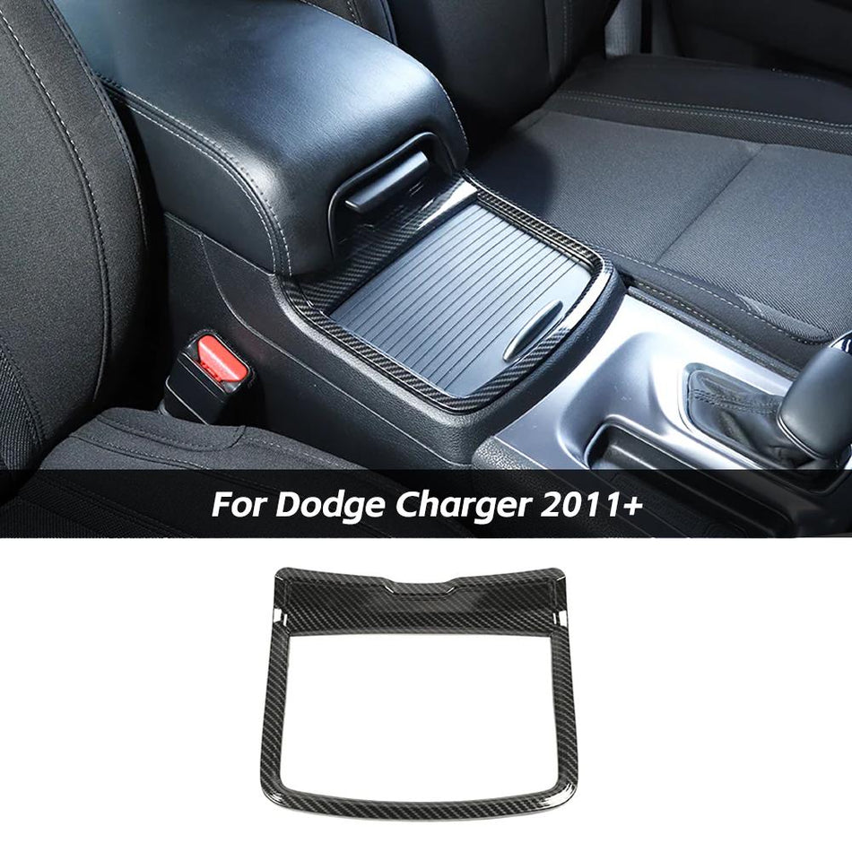 For 2011+ Dodge Charger & 300C Inner Gear Cup Holder Trim Frame