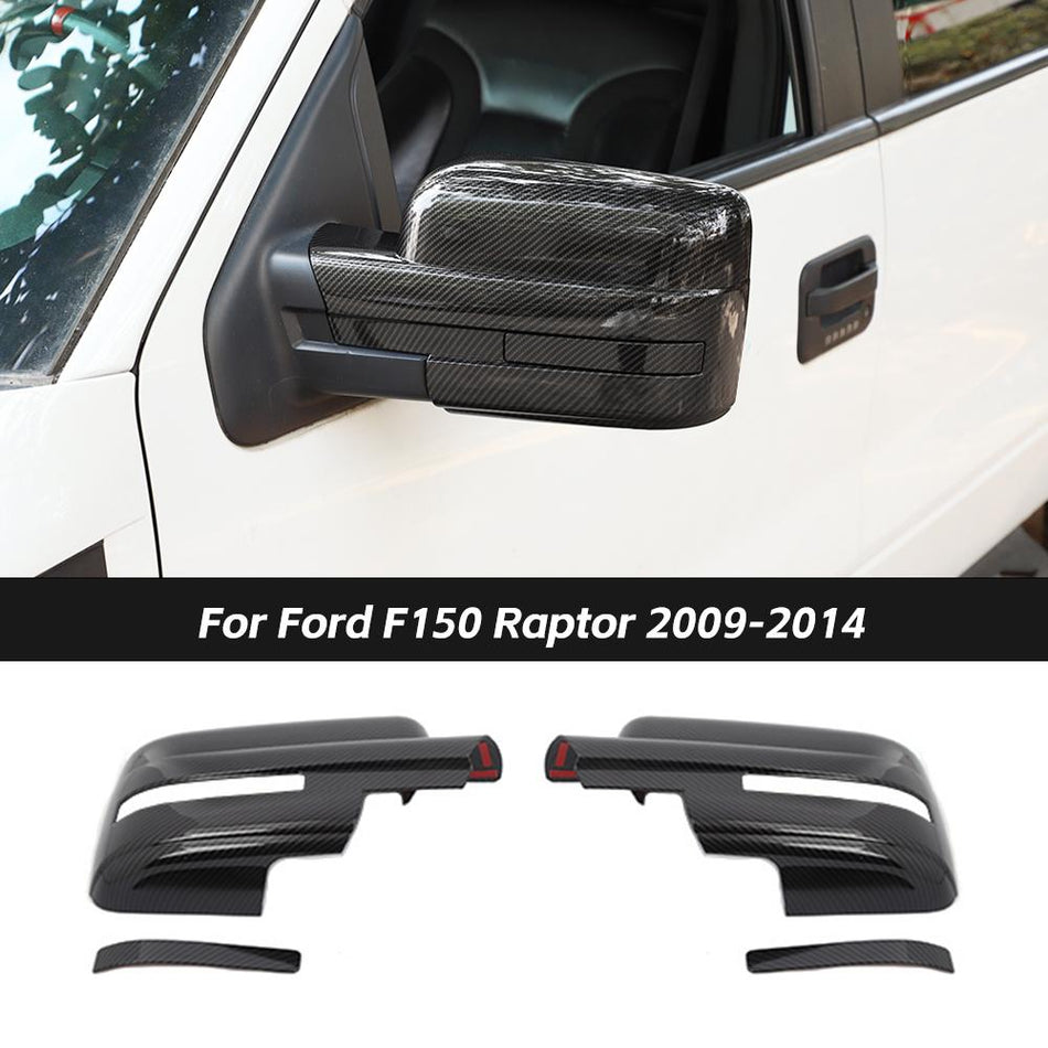For 2009-2014 Ford F150 Raptor Rearview Mirror Cover Caps Trim Decor