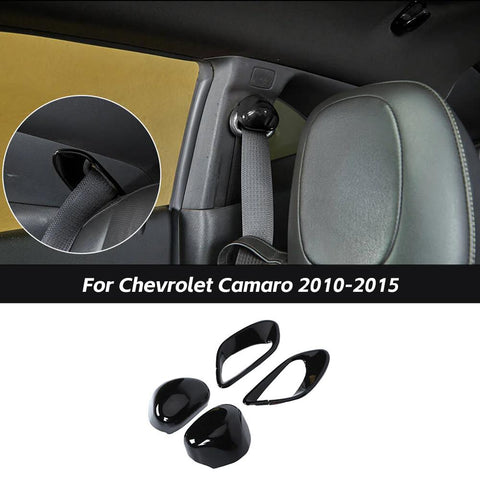 4PCS Seat Belt Buckle Decor Cover Trim For Chevrolet Camaro 2010-2015 Accessories | CheroCar