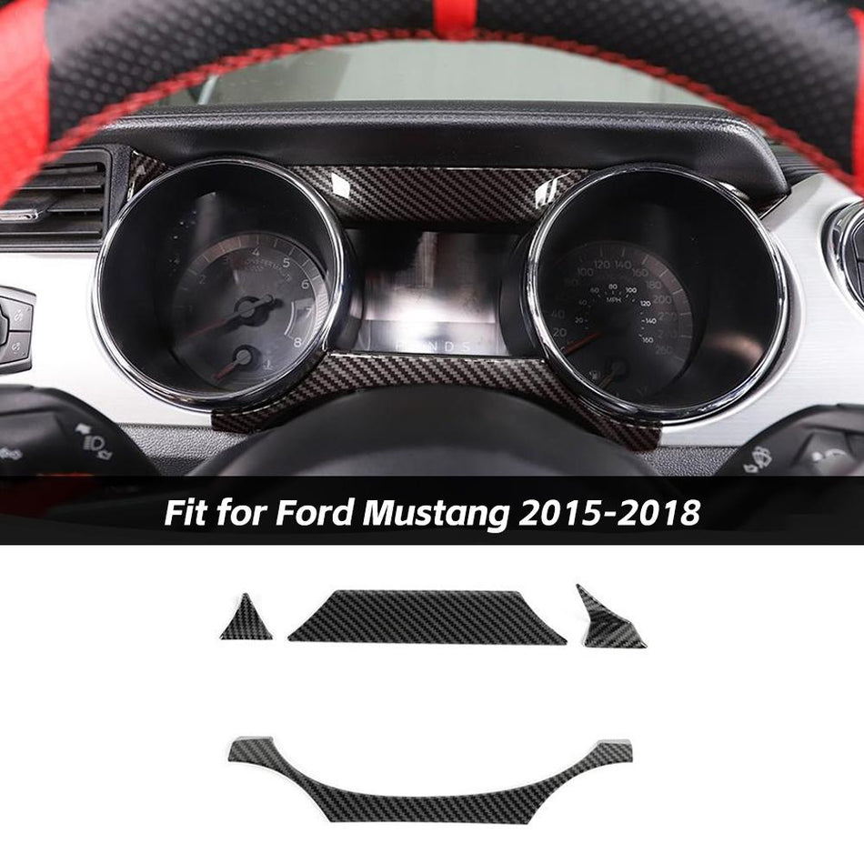 For 2015-2018 Ford Mustang Inner Dashboard Panel Strip Decor Cover Trim