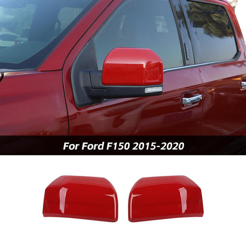 Side Door Rearview Mirror Cover Trim Frame For Ford F150 2015-2020 Accessories | CheroCar