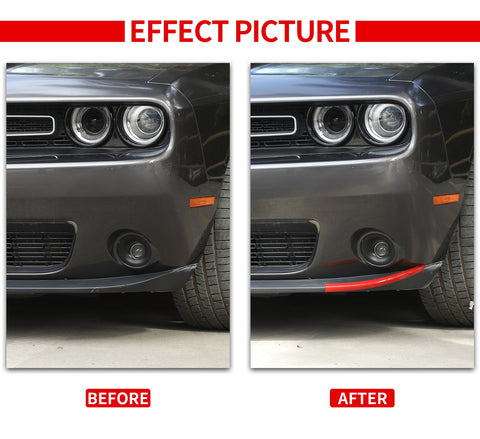 Front Bumper Lip Strip Trim Bezel for Dodge Challenger 2015+ Accessories｜CheroCar