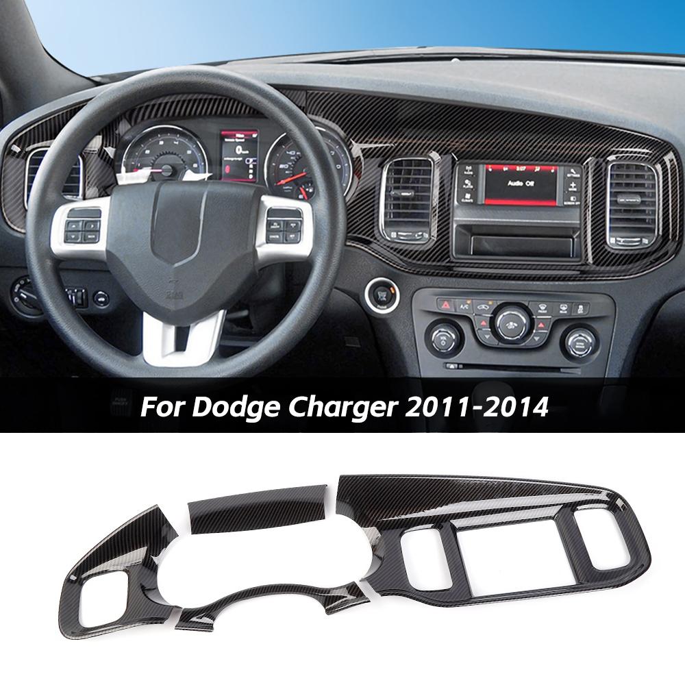 Instrument Dashboard Panel Cover Bezel For Dodge Charger 2011-2014 Carbon Fiber｜CheroCar