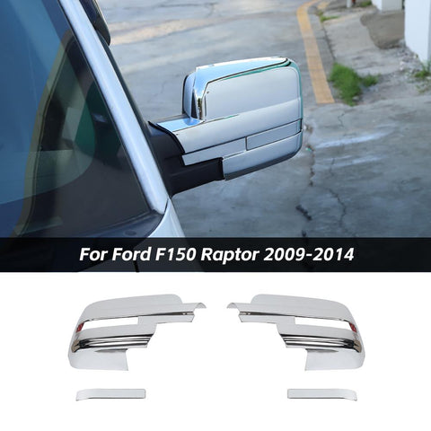 Rearview Mirror Cover Caps Trim Decor For Ford F150 Raptor 2009-2014 Accessories | CheroCar