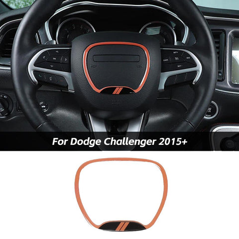 Steering Wheel Center Trim Ring for Dodge Challenger & Charger 2015+ & Durango 2014+｜CheroCar