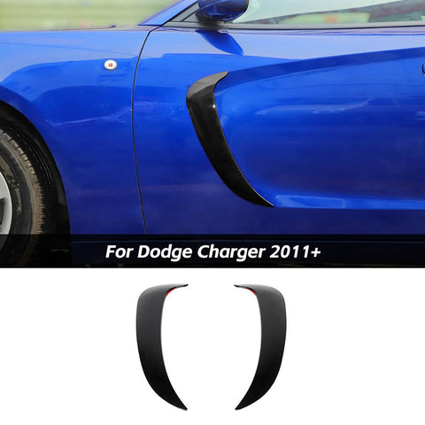 Front Door Side Fender Scoops Fin Vents Cover Trim for Dodge Charger 2011+ Accessories｜CheroCar