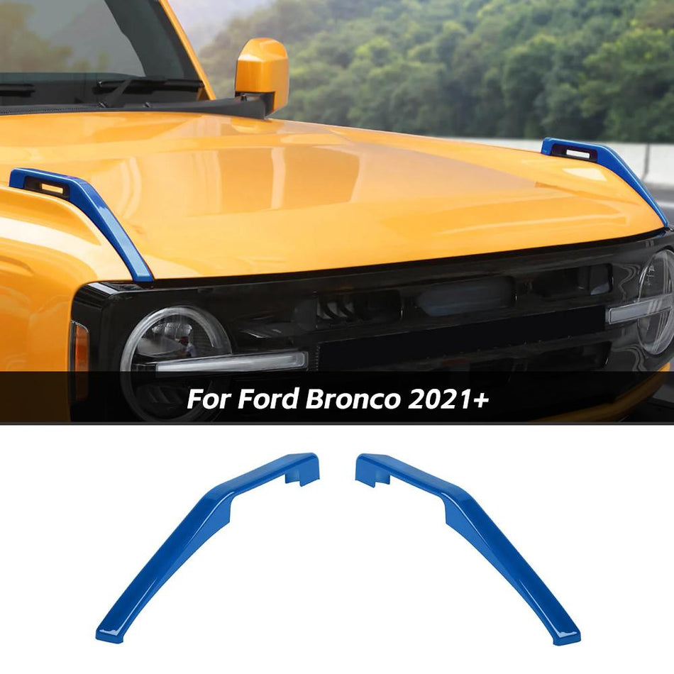 For 2021+ Ford Bronco Front Engine Hood Hinge Cover Trim