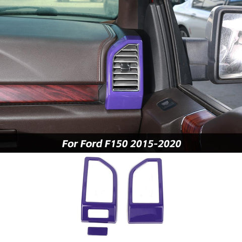 Dashboard Side Outlet Air Vent Cover Trim For Ford F150 2015-2020｜CheroCar