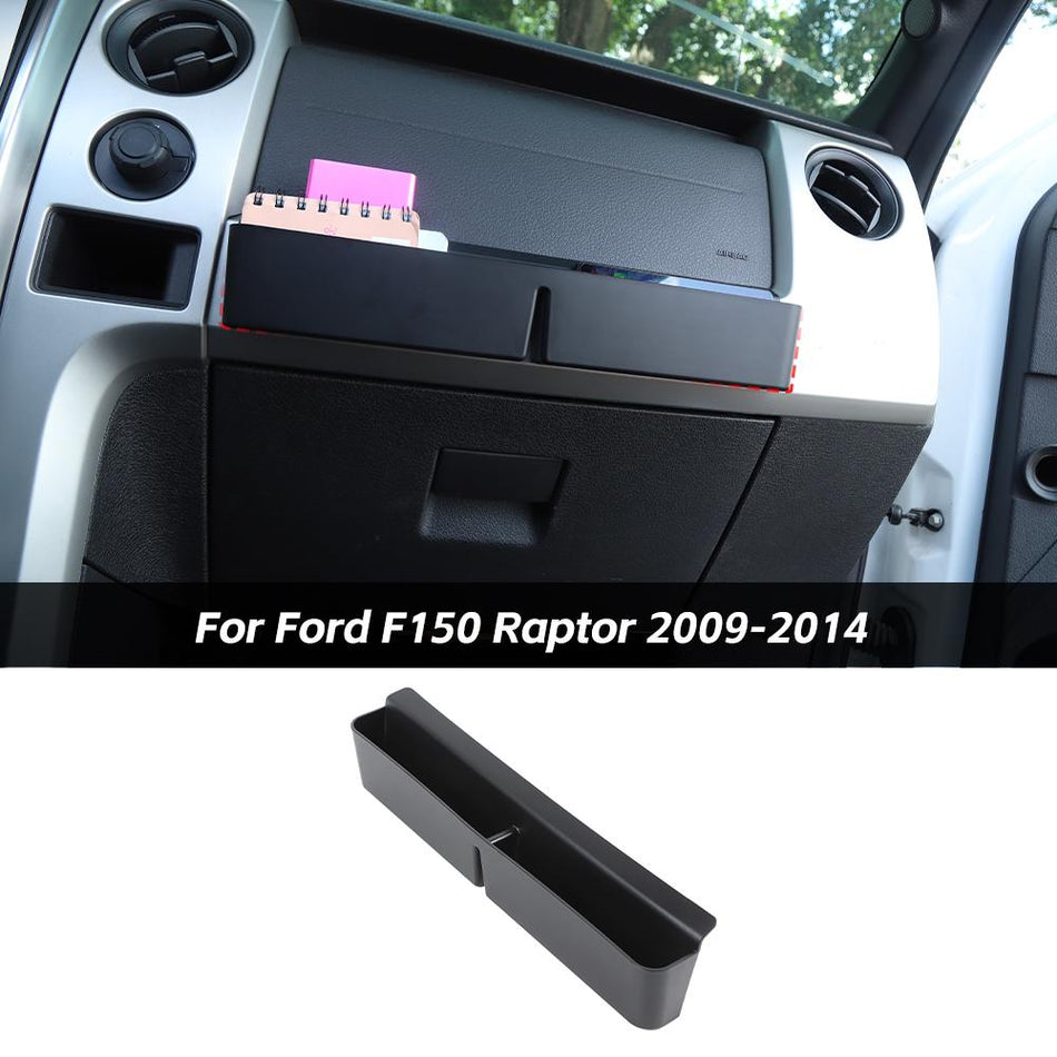 For 2009-2014 Ford F150 Raptor Co-pilot Storage Box Organizer Tray