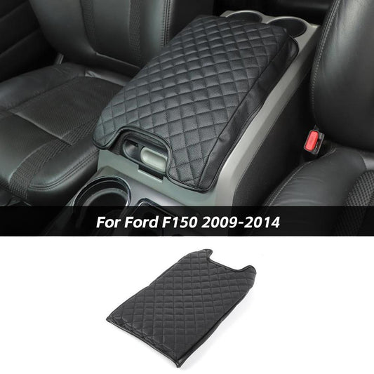 Central Armrest Cushion Cover Pad Case For Ford F150 2009-2014 Accessories | CheroCar