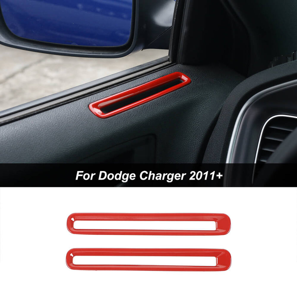 For 2011+ Dodge Charger Interior Door Air Vent Frame Trim Cover