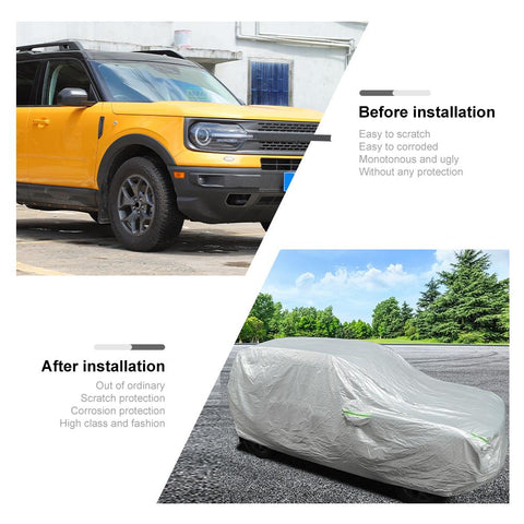 Outdoor Sunshade Dust Snow Protector For Ford Bronco Sport 2021+ 4Door Accessories | CheroCar