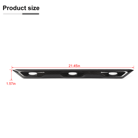 Front Bumper Center Grille Light Cover Trim Decor For Ford Bronco Raptor 2021+ Accessories | CheroCar