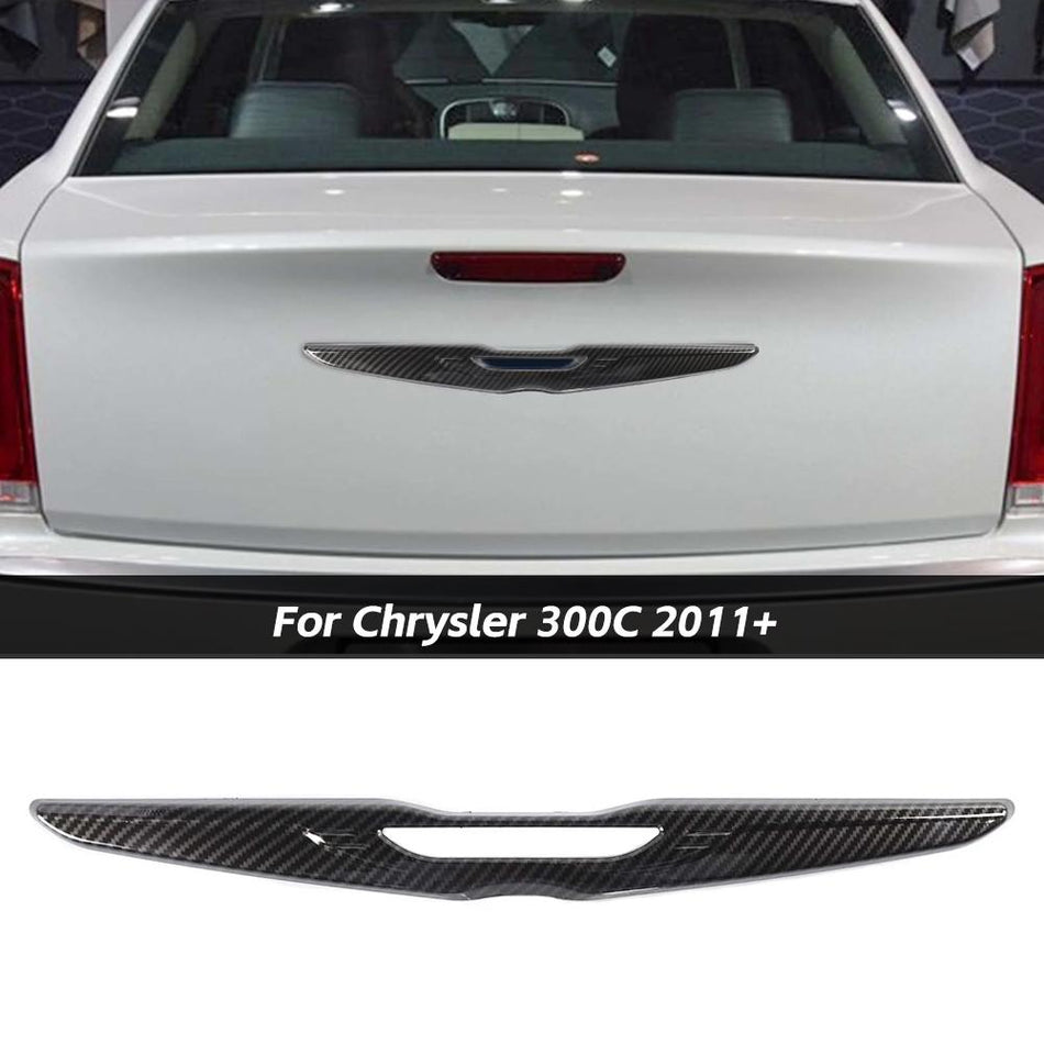 For 2011+ Chrysler 300/300C Rear Car Logo Protect Decor Cover Trim Bezel