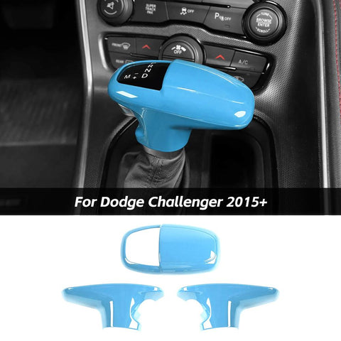 Gear Shift Knob Head Cover Trim for Dodge Challenger/Charger 2015+ & Durango 2018+｜CheroCar