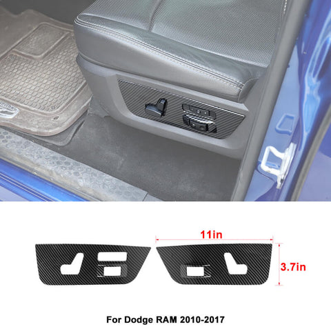 Electric Seat Adjustment Panel Trim Kit For Dodge RAM 2010-2017 Accessories | CheroCar