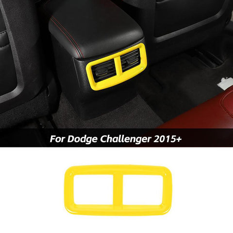 Rear Air Condition Outlet Vent Trim Cover Decor For Dodge Challenger 2015+ Accessories | CheroCar