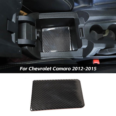 Central Armrest Box Bottom Pad Trim Mat For Chevrolet Camaro 2012-2015 Accessories | CheroCar