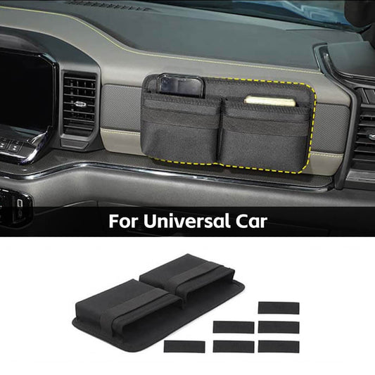 For Universal Car Glove Box Organizer Storage Bag Black