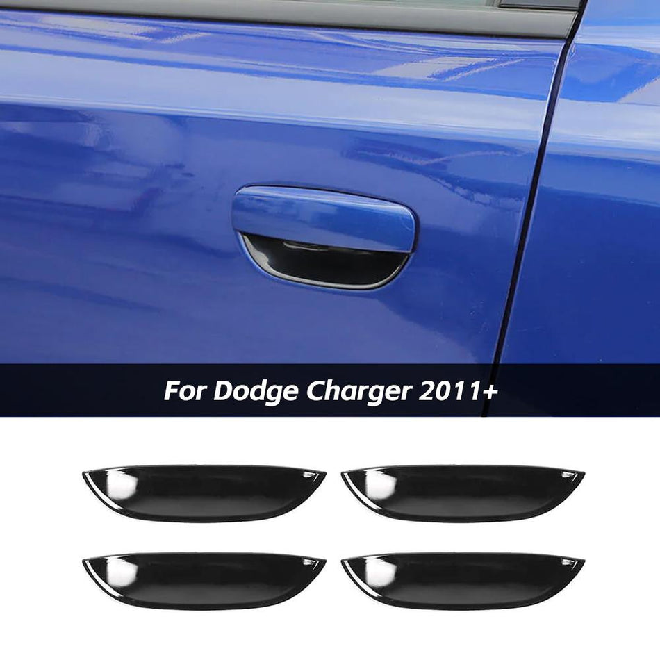 For 2011+ Dodge Charger Exterior Door Handle Bowl Decor Cover Trim