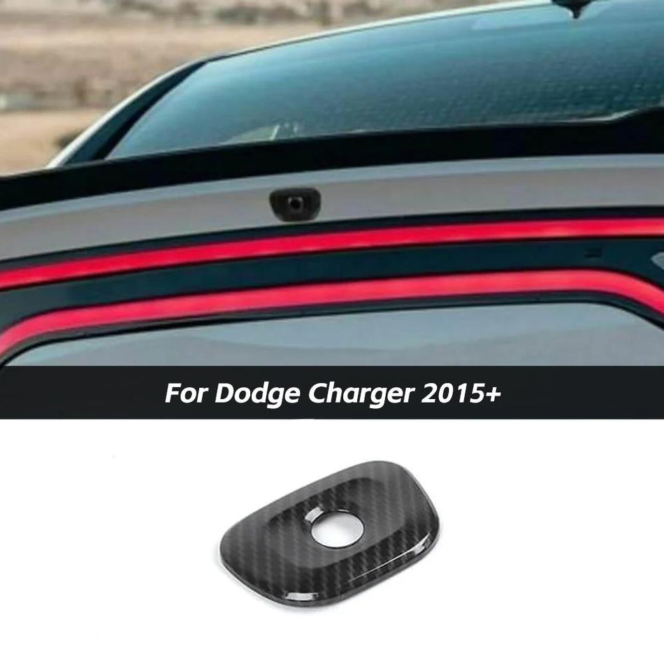 For 2015+ Dodge Charger Rear Tailgate Camera Cover Trim