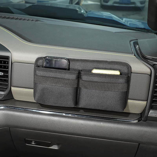 For Universal Car Glove Box Organizer Storage Bag Black