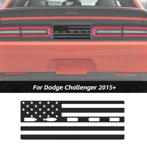 For 2015+ Dodge Challenger Rear Center Cover Trim Sticker