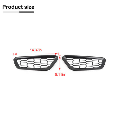 Front Bumper Fog Lights Honeycomb Cover Trim For Ford F150 Raptor 2021+ Accessories | CheroCar