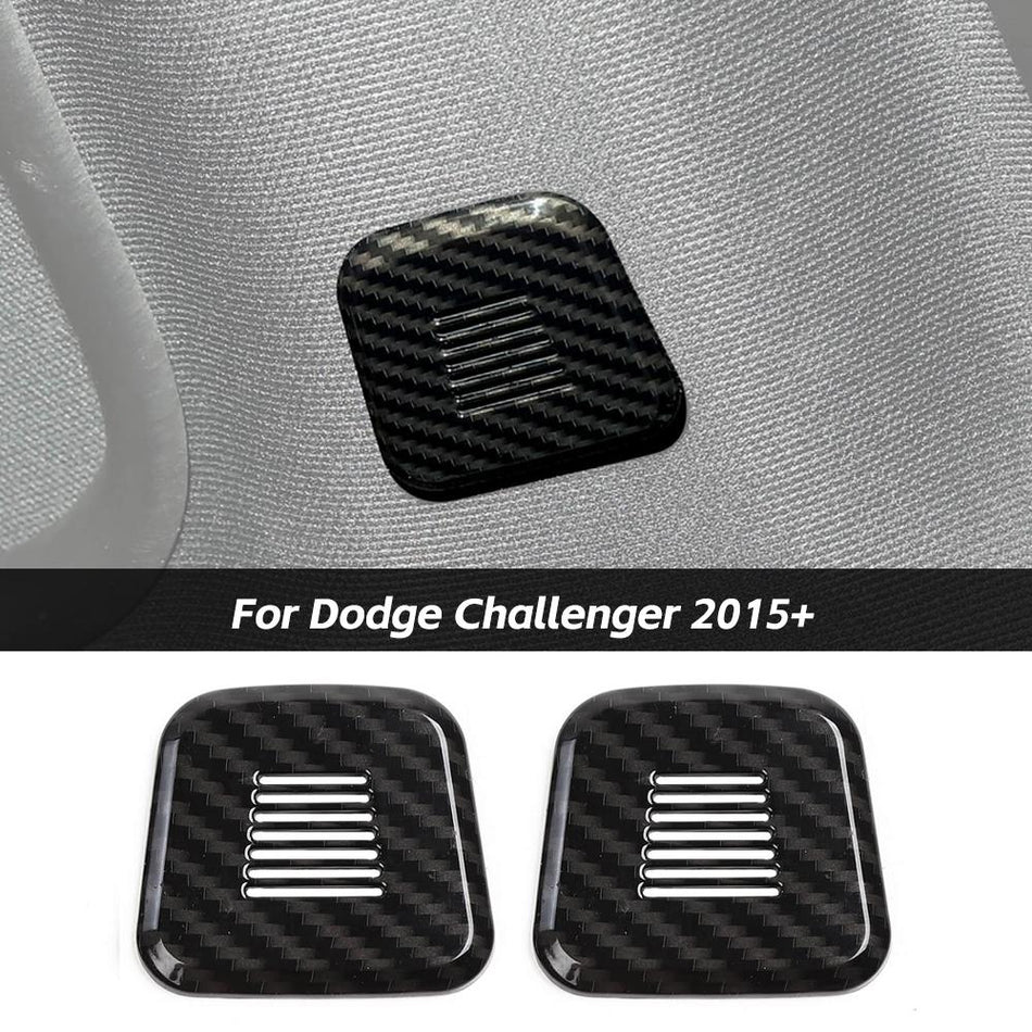 For 2015+ Dodge Challenger & 2011+ Charger Roof Microphone Cover Trim Decor Bezels