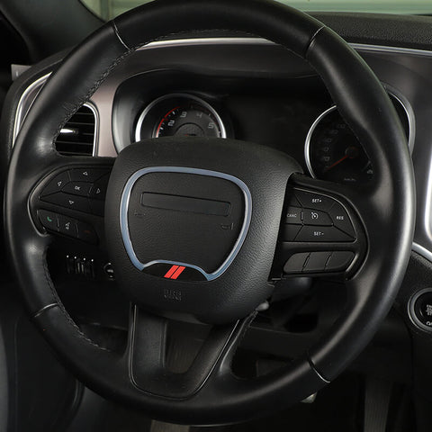 Steering Wheel Center Trim Ring for Dodge Challenger & Charger 2015+ & Durango 2014+｜CheroCar