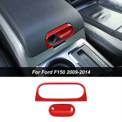 Central Armrest Box Switch Button Frame Trim Cover for Ford F150 2009-2014 Accessories｜CheroCar