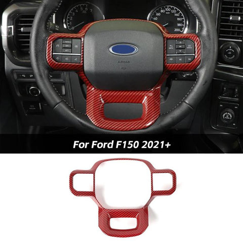 For 2021+ Ford F150 Steering Wheel Cover Trim