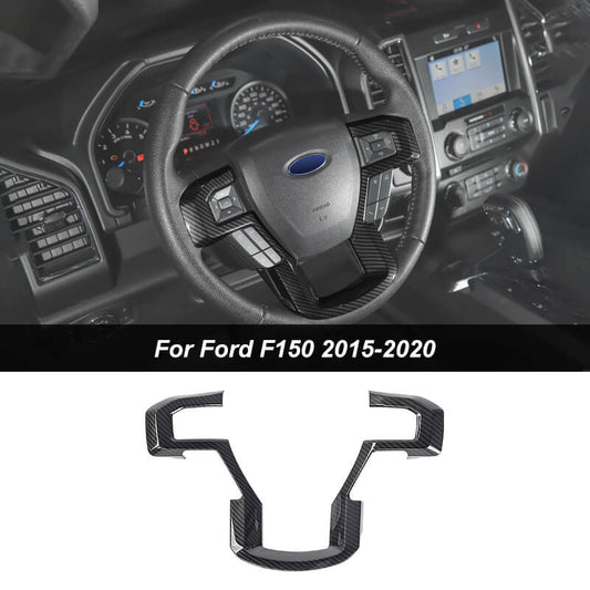 For 2015-2020 Ford F150 Steering Wheel Cover Trim