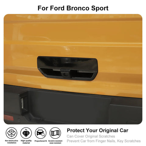 Rear Trunk Tailgate Door Handle Cover Trim for Ford Bronco Sport 2021+ Accessories｜CheroCar