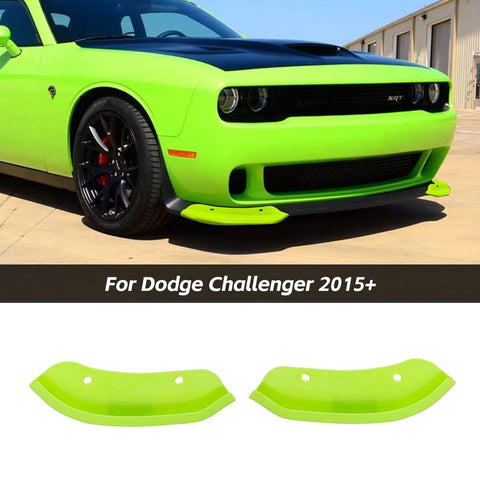 Front Splitter Bumper Lip Protector Cover Trim for Dodge Challenger SRT Hellcat 2015+｜CheroCar