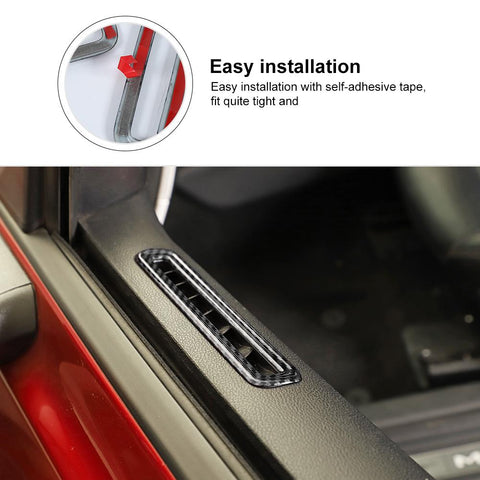 Car Door Air Vent Outlet Trim Sticker For Ford Mustang 2015+ Accessories | CheroCar