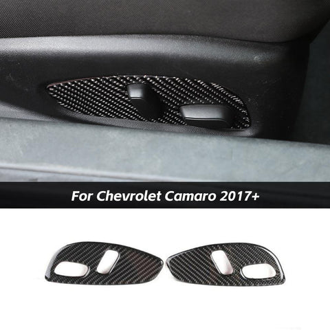 Aluminum Alloy Seat Adjustment Switch Button Panel Trim For Chevrolet Camaro 2017+ Accessories | CheroCar